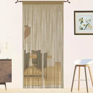 Natuurlijke Bamboe Kralengordijn,Houten Kraal Deurgordijnen,Vliegengordijn, Hangende Partitie Decoratieve Kralen Gordijn,Deuropening Kralengordijn,Voor Patio Keuken Balkon,W×H-80strands(80×150cm