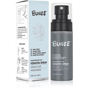 Bunee Hair Protective Keratin Spray Argan Care Mosisturizing Repair Dry & Damage Hair 60ml