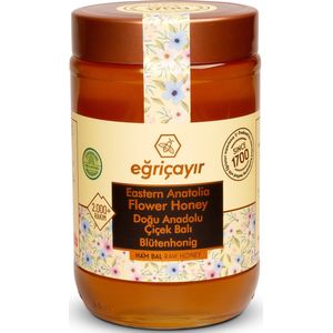 Naturalem - Egricayir eu - Bloemen Honing 850g - TA12+ / MGO300 - Pure rauwe honig - Milde zoete smaak - heerlijke en geneeskrachtige biologische bloemenhoning - Geproduceerd op een hoogte van +900m op het Egericayir Plateau Taurusgebergte Turkije