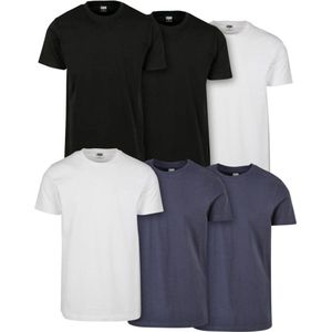 Urban Classics - Basic 6-Pack Heren T-shirt Multicolours
