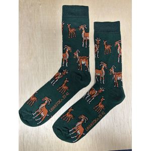 SOKn. Trendy sokken *GEITEN* (n) maat 35-41 (ook leuk om kado te geven!)