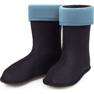 Ladeheid Sokken voor Regenlaarzen Modell LA-KL-EVA-Kids en KL050 – Fleecesokken – 32 – Lichtblauw - LA-KL-045