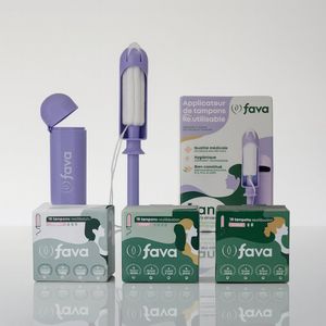 World2You | Tampons + inbrenger | 4 dozen | Regular/ Normaal | Super | Super+ | Biologisch katoen