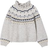 Vertbaudet - Jacquard Trui - Glinsterende Details - Voor Meisjes