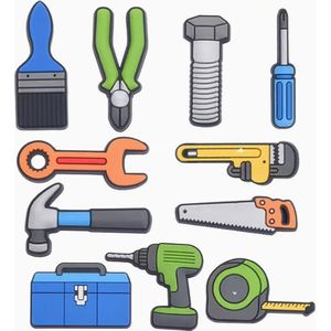 Schoen pins gereedschap - charms gereedschap - schoen accessoires - schoenbedels klomp - ook geschikt voor crocs