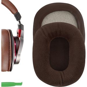 Vervangende Velours Oorkussens voor Audio Technica ATH M50X M50XBT - Comfortabel en Duurzaam - Zwart - Hoofdtelefoon Oorkussens Reparatie