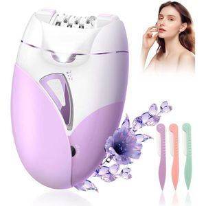 Epilator - Ladyshave - Epileerapparaat Dames - Wit en Paars
