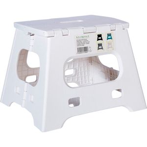 Splendole Keukentrap - huishoudtrap - Opstapkrukje - 27 CM - Wit