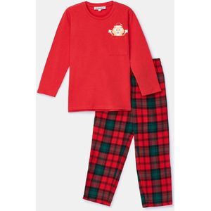 Woody kerstpyjama jongens flanel - 8 jaar