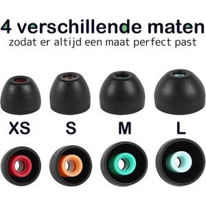 Siliconen tips voor Sony wf-1000XM5/XM4/XM3 zwart