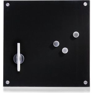 Zeller Present Mini whiteboard magnetisch zwart 40 x 40 cm - 11602 - Magnetisch & Wandmontage