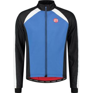 21Virages Forte fietsjack windprotect Heren Zwart Blauw - XL