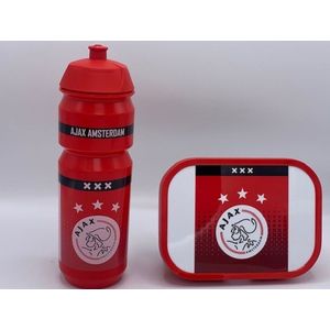 Ajax Mepal Lunchset Lunchbox en Bidon Rood 750ML