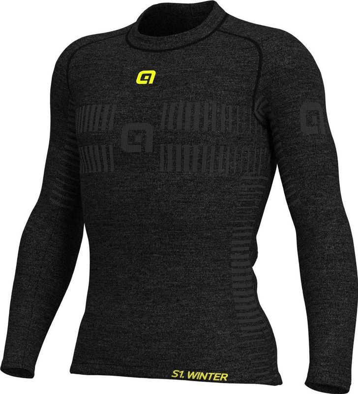 Ale - Wool Long Sleeve Jersey - Donkergrijs - Thermoshirt
