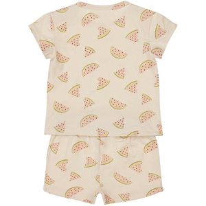 Dirkje meisjes Pyjama shortama Light pink - 05 Girls fresh