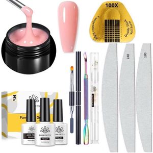 Born Pretty - Extension gel - Set - HEMA-vrij - Builder gel - Nagelgel - UV gel builder - Gel -Nagelverlenging - Buildergel - Builder gel gel nagels - UV gel - Gel nagels - Gelnagels