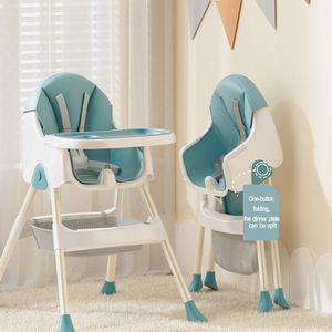 K IKIDO Kinderstoel - Tray Voedstoel Peuter - Eetkamerstoel 3 in 1 Verstelbaar - Kinderzetel - Inklapbare Eetstoel - met opbergmand - Opvouwbaar Kinderzitje - Afneembare plaat- Baby kinderstoel - MAX40kg