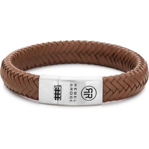 Rebel&Rose armband - Braided Oval 925 - Handsome In Khaki