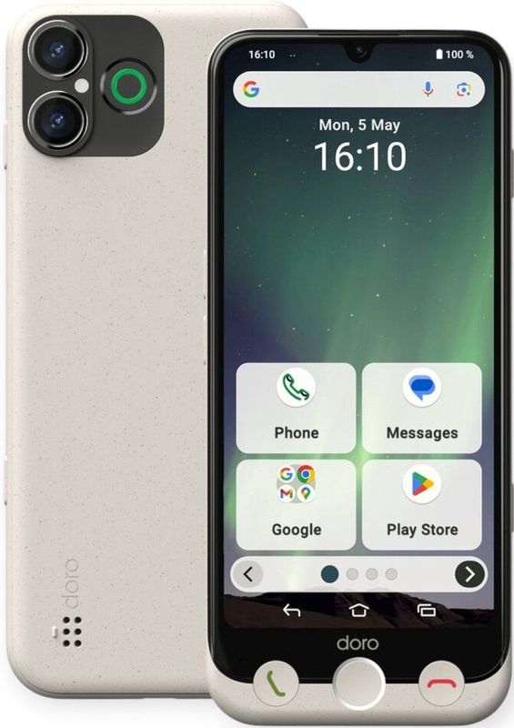 Doro - Aurora A30 - Smartphone - Wit - Gebruiksvriendelijk