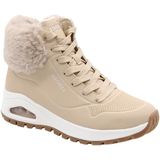 SKECHERS - Veterlaarsjes - Sand - Imitatieleder - Gevoerd - Middelhoge Hak