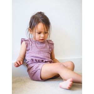 MXM Baby Short- Mauve- Katoen- korte Broek- Crepe- Maat 92