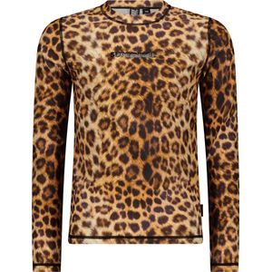 SuperRebel R401-5407 Meisjes Zwemshirt - AO Leopard - Maat 14-164