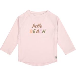Lässig Zwemshirt Rashguard Lange Mouw Splash & Fun Hello Beach light pink, 03-06 mnd. Maat 62/68