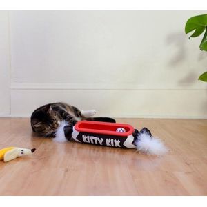 Petstages Kitty Roll Kicker Track - Interactief speelgoed met balletjes en kattenkruid