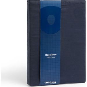 Karlsson Hoeslaken Topper Tencel - 180 x 200/210 cm - nightblue