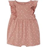 Vertbaudet - Babyromper Basics - Met Geruite Mouwtjes - Katoen - Biologisch