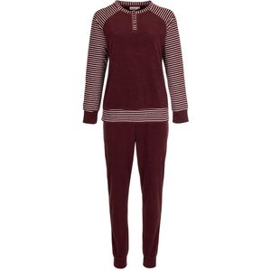Pastunette - Pyjamaset - Bordeaux - Katoen/Polyester - Badstof