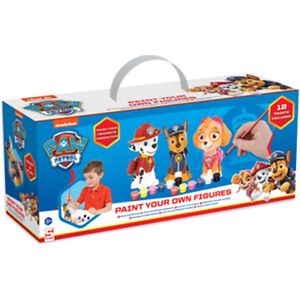 Paw Patrol - 3 Pack Paint Your Own Figure Art Creative Craft Set