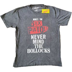 Sex Pistols - NMTB Distressed Heren T-shirt - S - Zwart