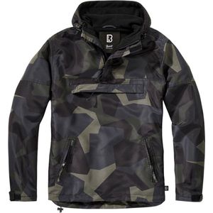 Brandit - Fleece Pull Over M90 darkcamo Windbreaker jacket - S - Multicolours