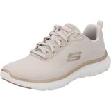 Skechers - FLEX APPEAL 5.0 - Sneakers - Naturel - Vetersluiting - Laag