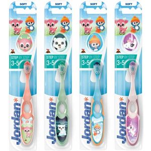 Jordan Tandenborstels Step 2 (3-5 jaar) 4 Stuks