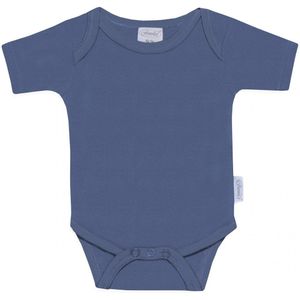 Funnies Uniline Romper Silk Blue | Korte Mouw | maat 62/68