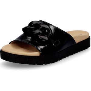 Gabor dames muiltjes zwart lak