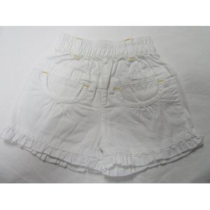 Dirkje , korte broek , short , wit , meisje ,  74 - 9 maand