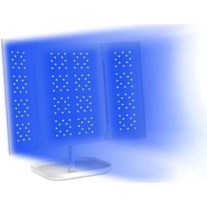 Luxe Zonnehemel Inklapbaar - 192 LEDS Gezichtsbruiner - UV Licht - Met Timer