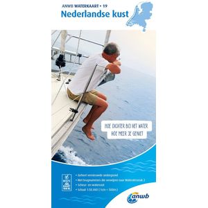 ANWB waterkaart 19 - Nederlandse Kust