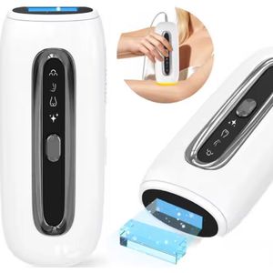 Laser Ontharingsapparaat - IPL Ontharing Apparaat - Epileerapparaat Dames & Heren - Ontharingsapparaten - Inclusief Beschermbril, Scheermes