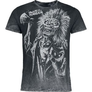 Iron Maiden Eddie Heren T-shirt - grijs - S