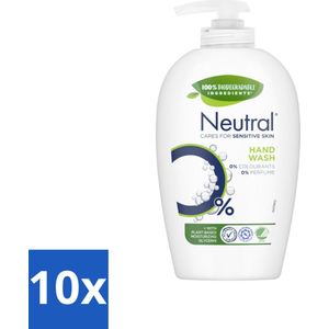Neutral Vloeibare Handzeep 250 ml - Bulkverpakking - 10 stuks