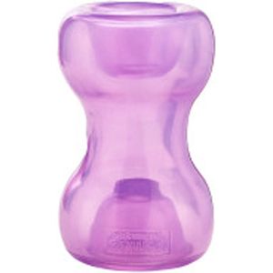 Outward Hound Double Snoop - 16 x 9 cm - Traktatie kubus - Hondenspeelgoed - Intelligentie Speelgoed met Muntolie - BPA-vrij - Anti-schrok - Slowfeeder - Paars