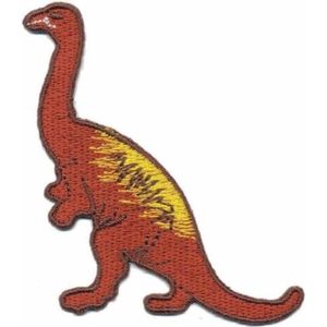 Strijkembleem - Patch - Dinosaurus - 8x7 cm