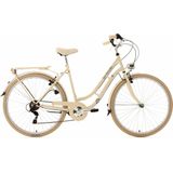 Ks Cycling Fiets 28 inch dames-citybike Casino met 6 versnellingen beige - 54 cm