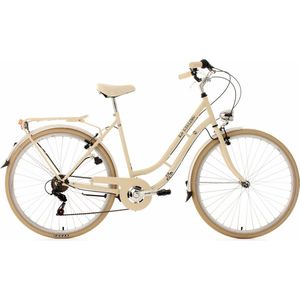 Ks Cycling Fiets 28 inch dames-citybike Casino met 6 versnellingen beige - 54 cm