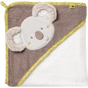 Badhanddoek met capuchon, katoenen badponcho met dierenmotief voor baby's en peuters vanaf geboorte / Afmetingen: 80 x 80 cm Koala 80x80 cm Koala,