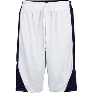 Burned Dubbelzijdig Short - Sportbroek - Donkerblauw / Wit - XL